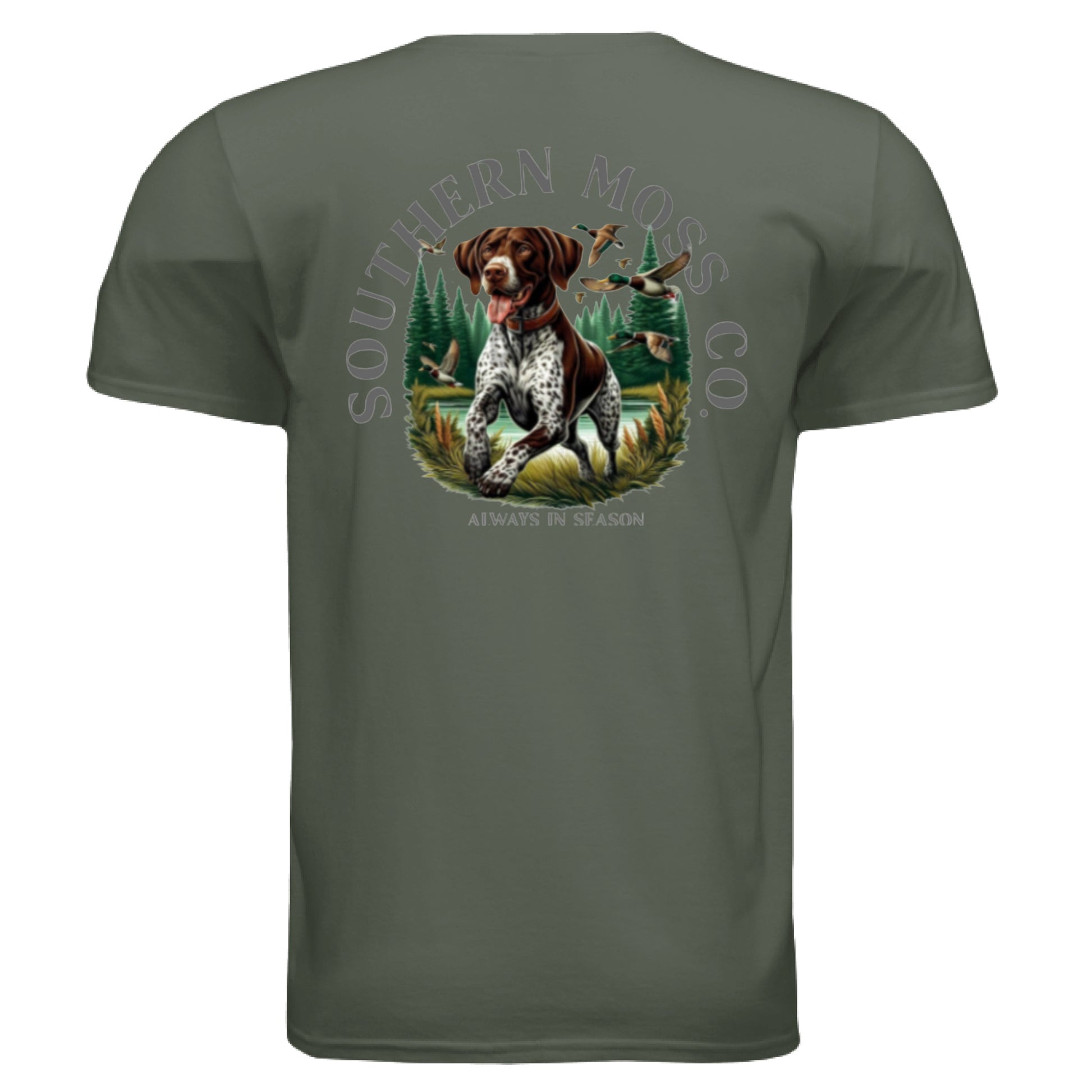 MILITARY GREEN - BACK