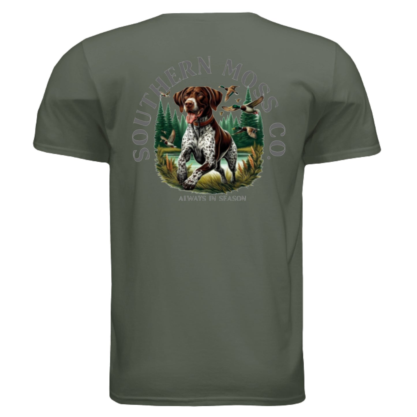 MILITARY GREEN - BACK