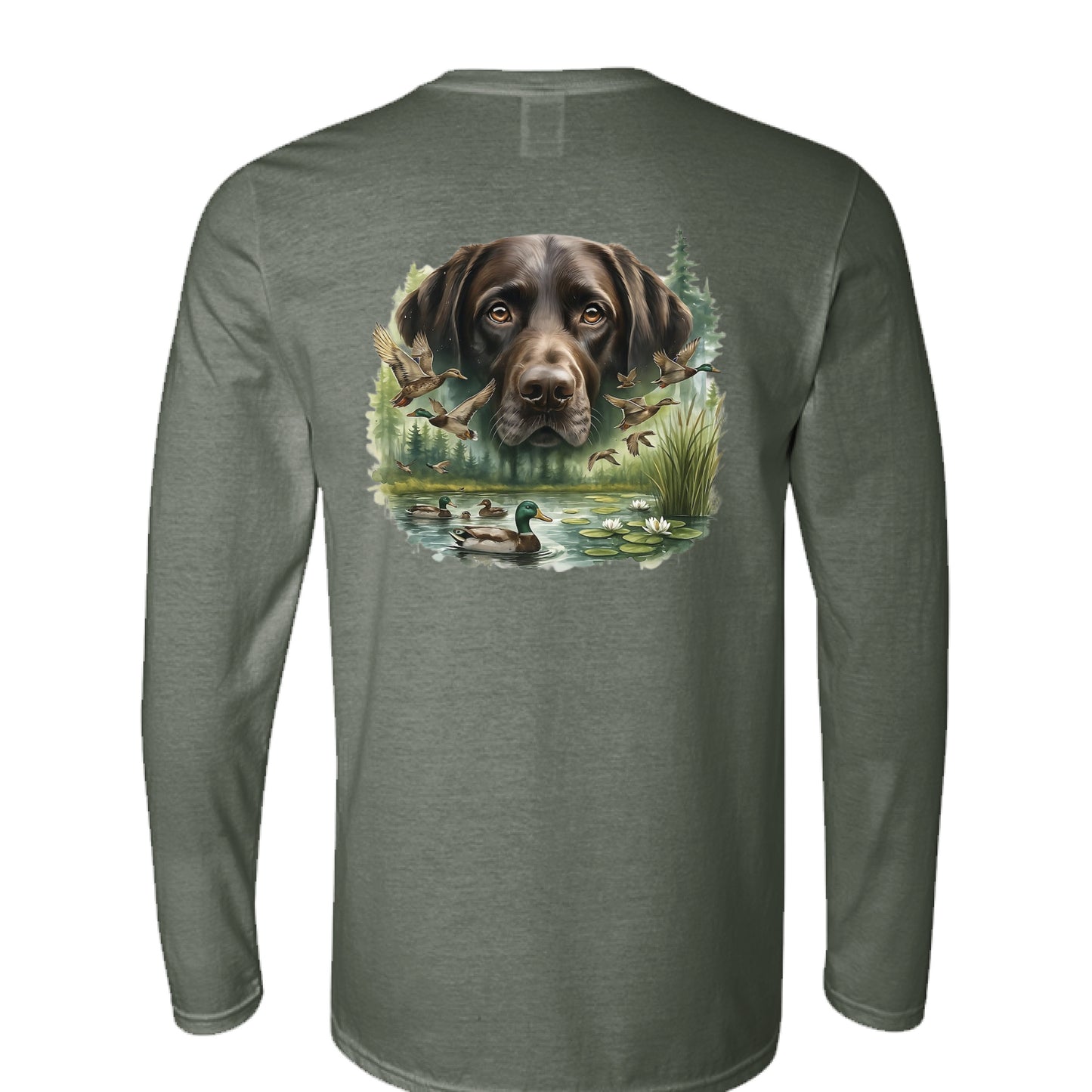 MILITARY GREEN - BACK