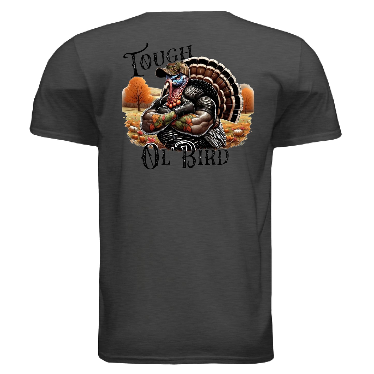 Heather Dark Grey - BACK