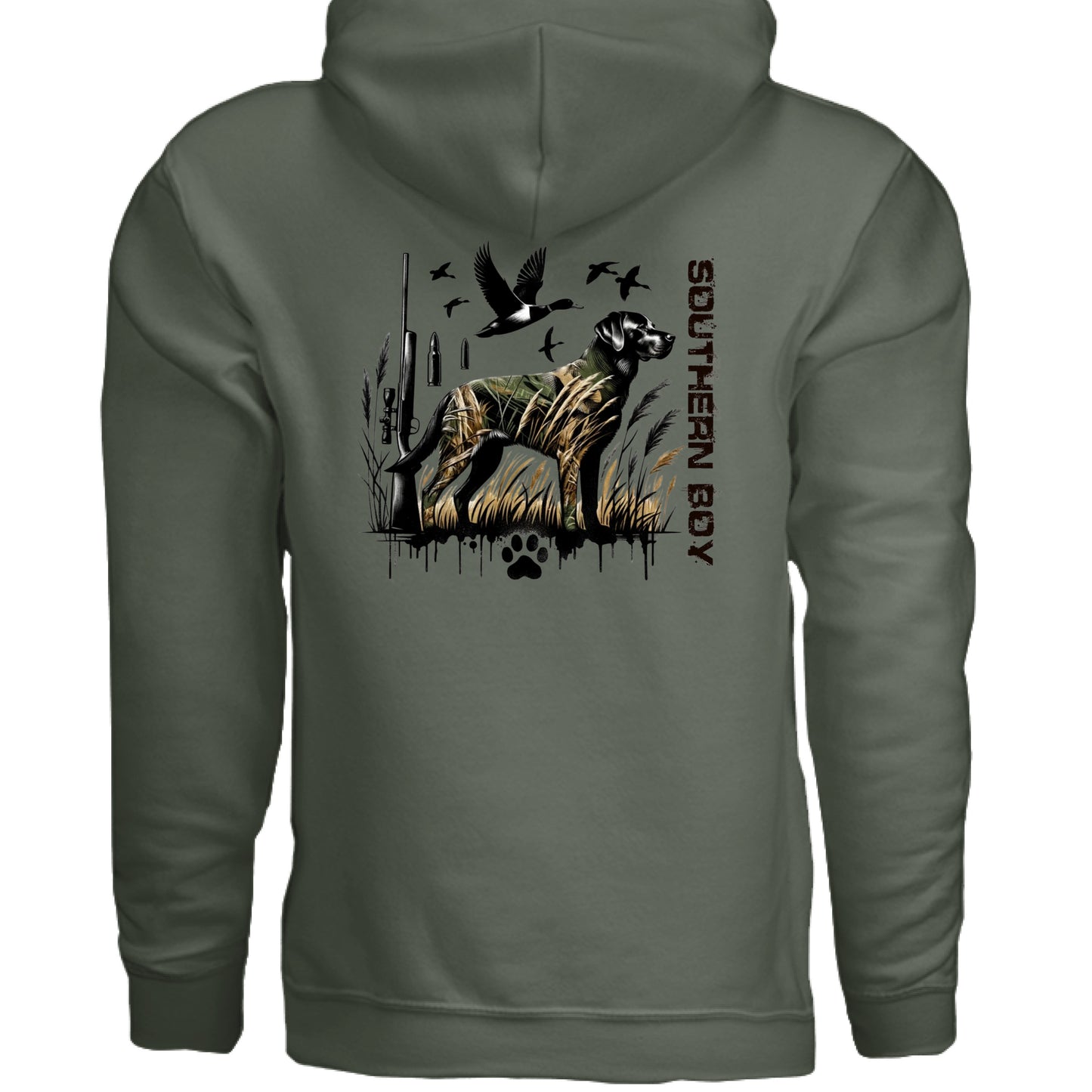 MILITARY GREEN - BACK