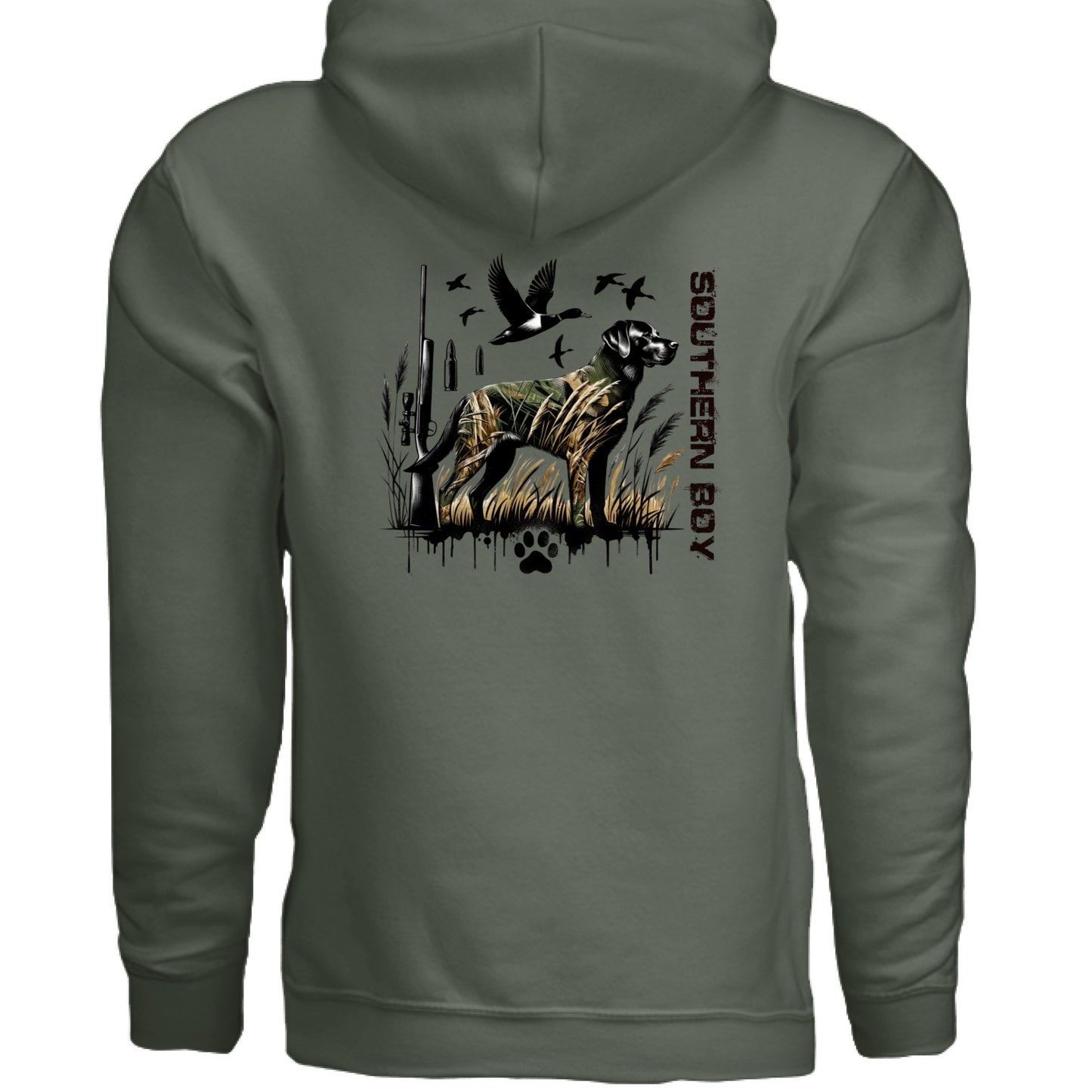MILITARY GREEN - BACK