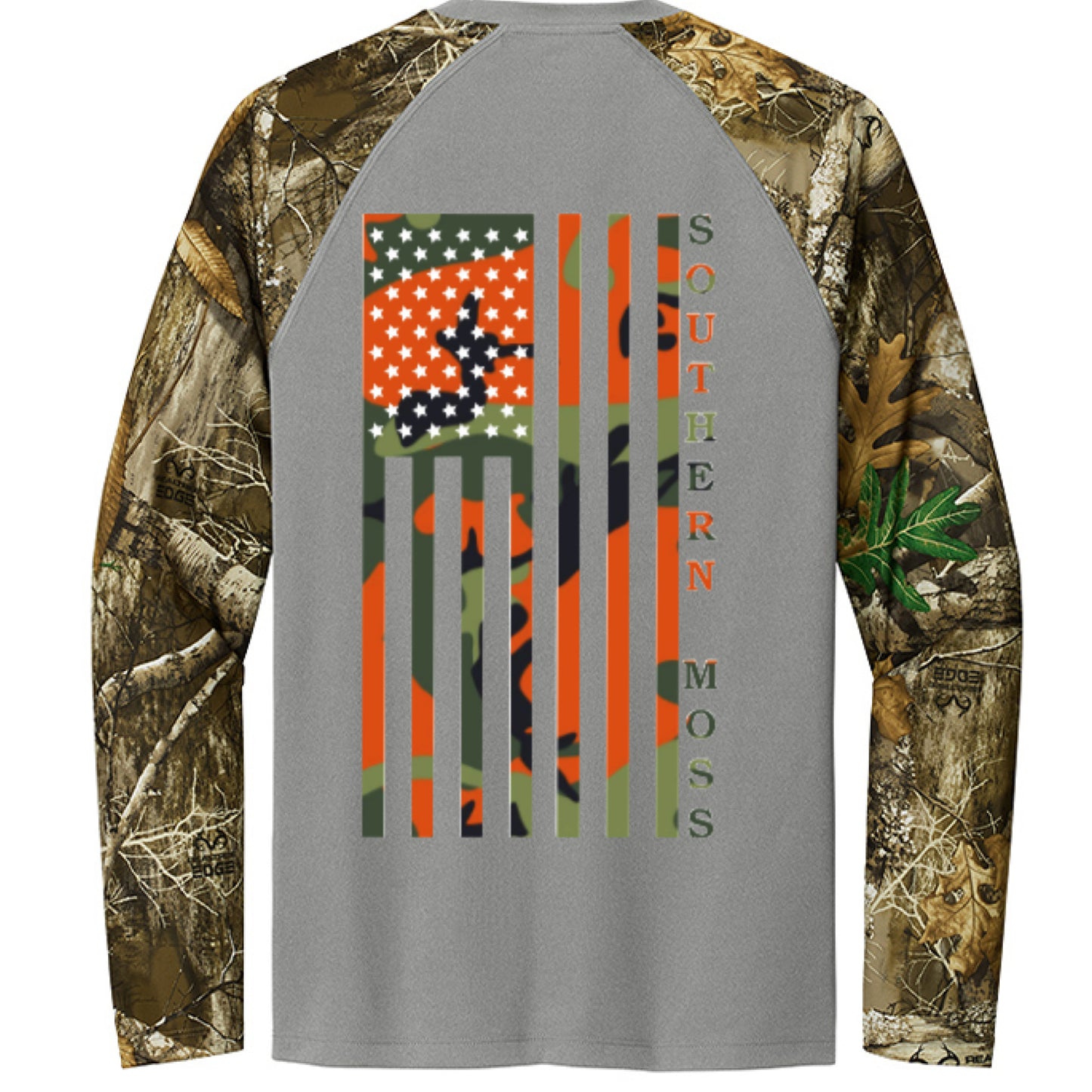 Grey Concrete Heather/ Realtree Edge - BACK
