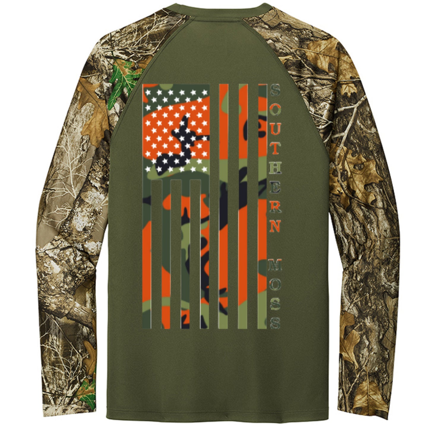 Olive Drab Green/ Realtree Edge - BACK