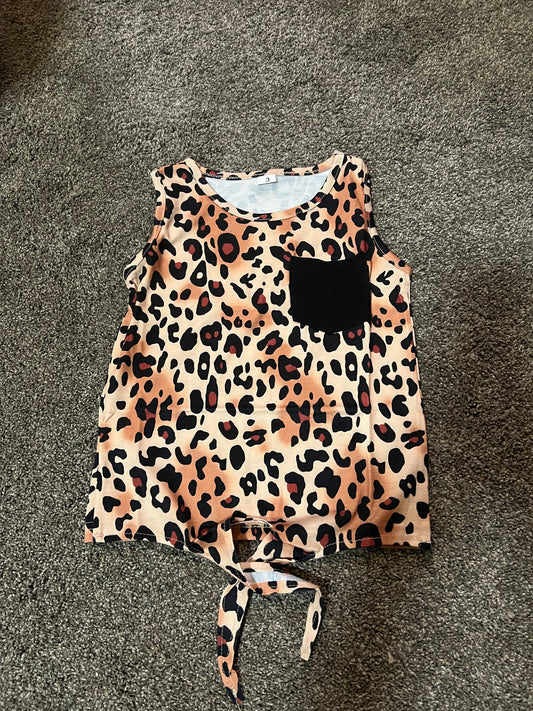 Cheetah tank top