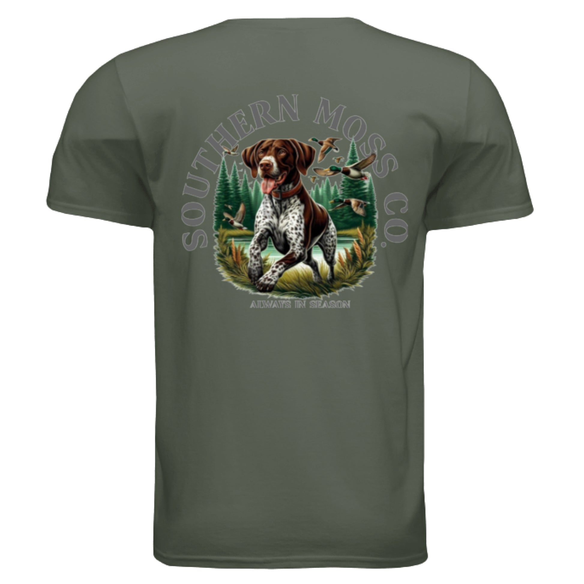 MILITARY GREEN - BACK