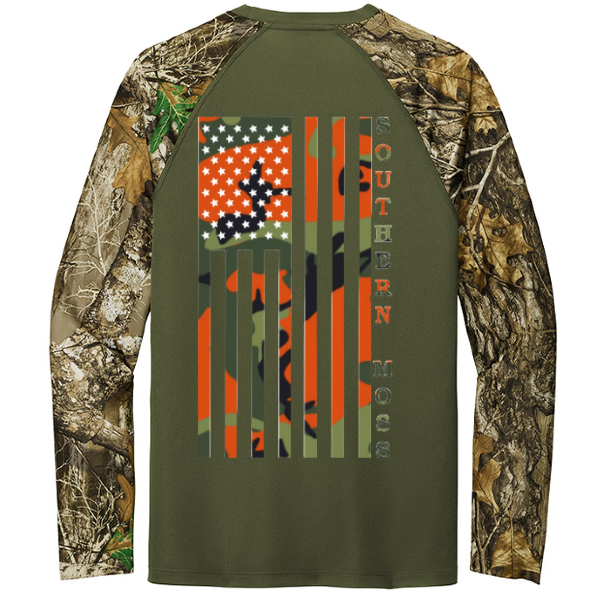 Olive Drab Green/ Realtree Edge - BACK