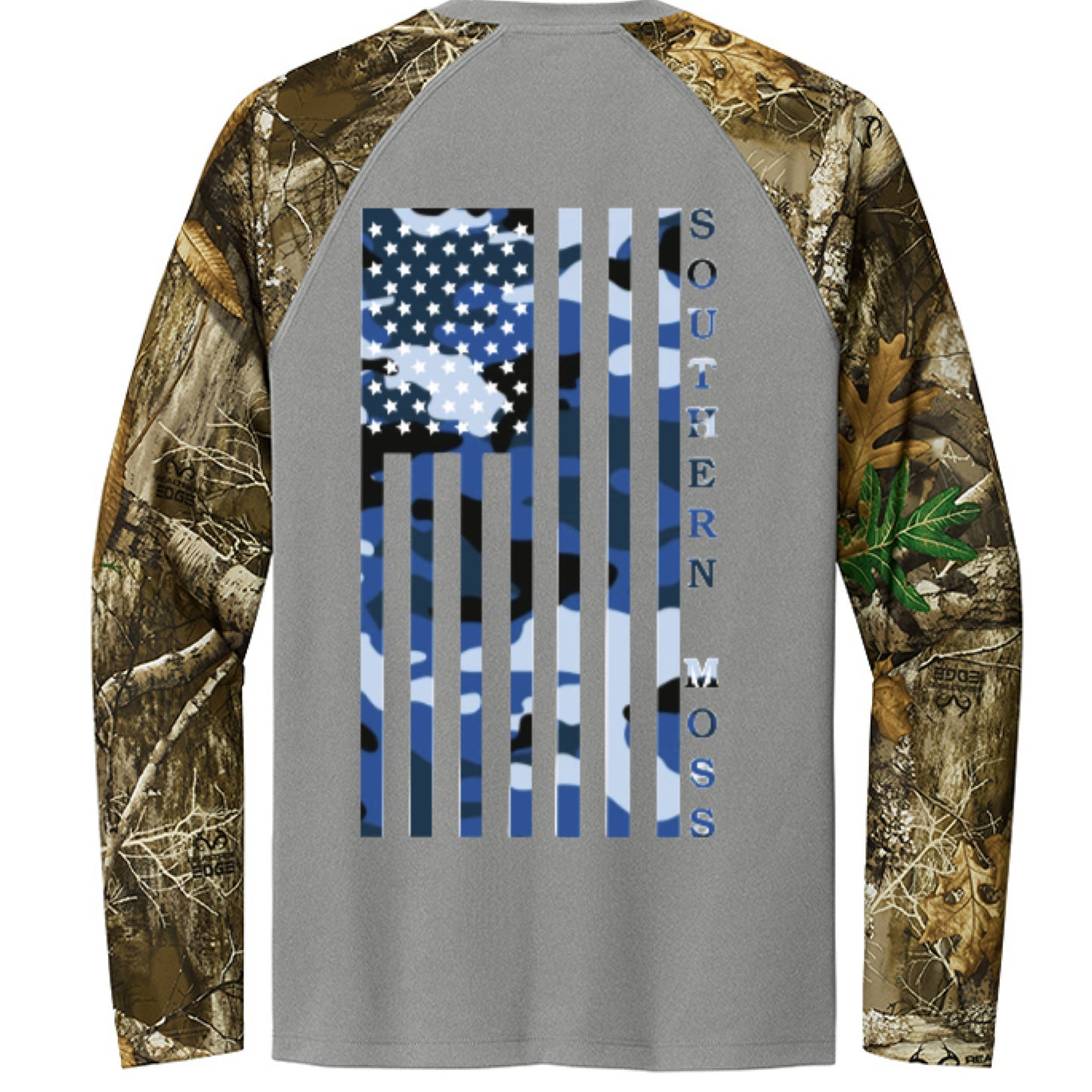 Grey Concrete Heather/ Realtree Edge - BACK