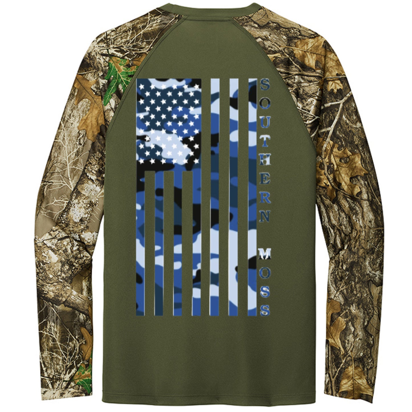 Olive Drab Green/ Realtree Edge - BACK