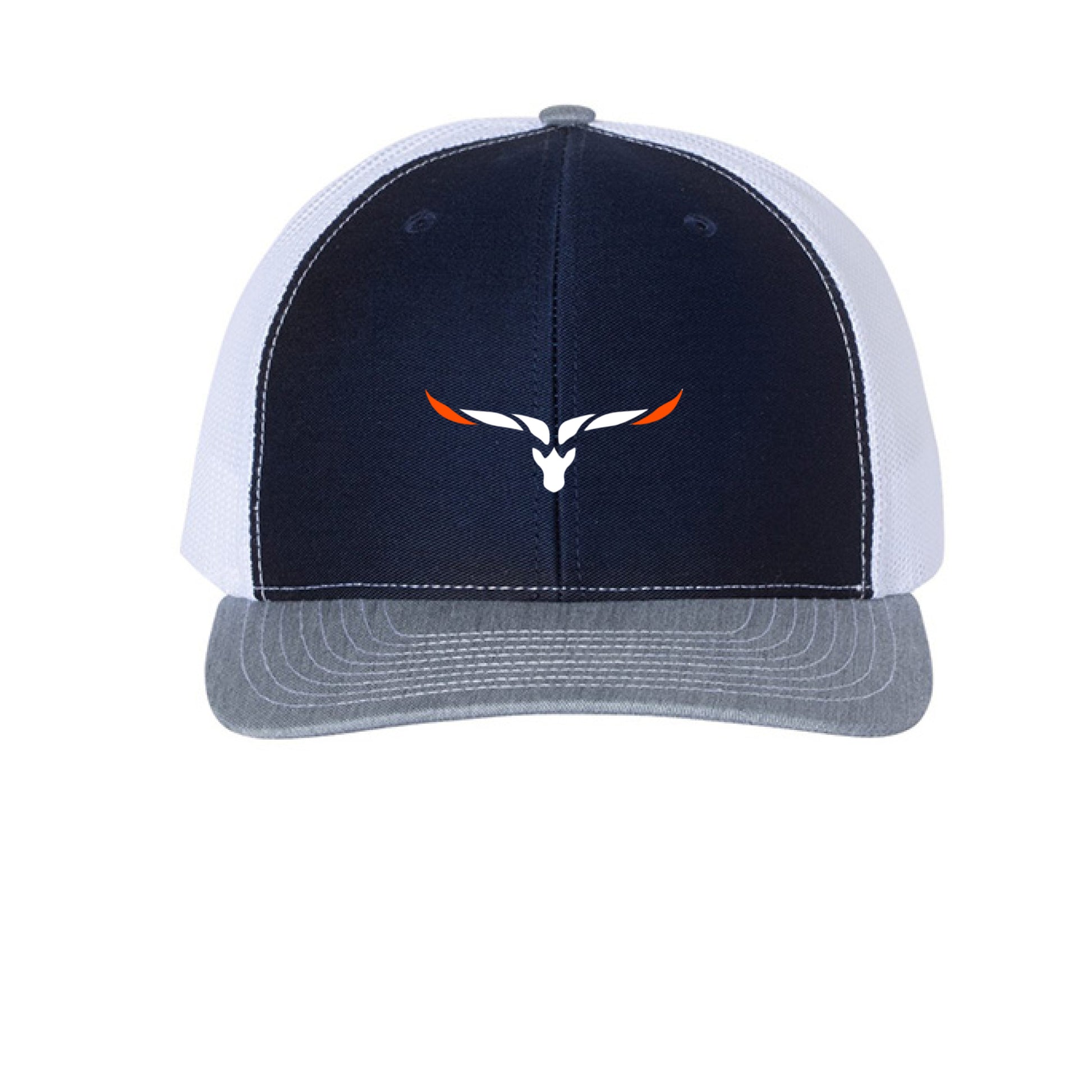 Navy/ White/ Heather Grey - FRONT