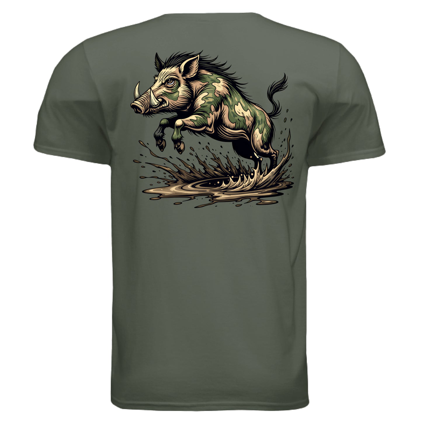 MILITARY GREEN - BACK